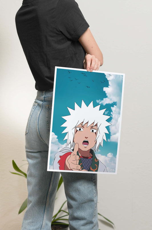 Naruto- Kid Jiraiya Poster