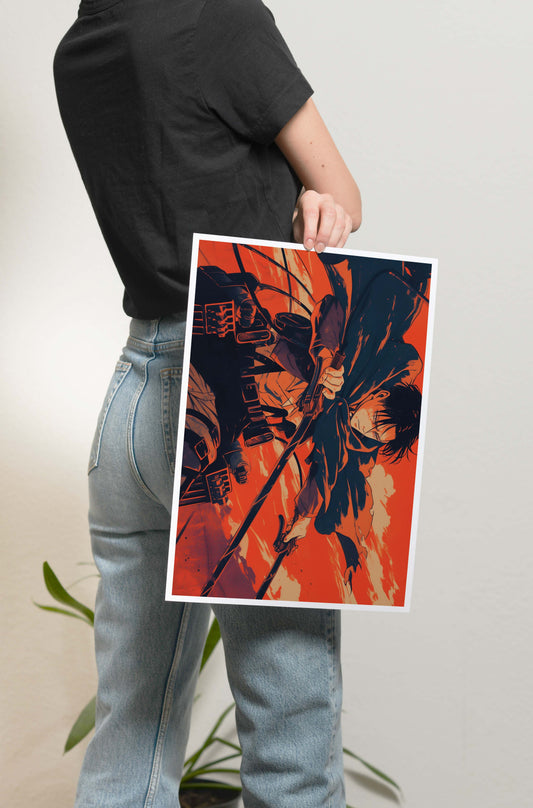 AOT - Levi Ackerman Poster