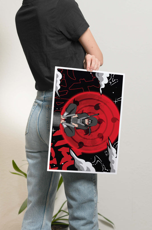 Naruto- Itachi sharingan Poster