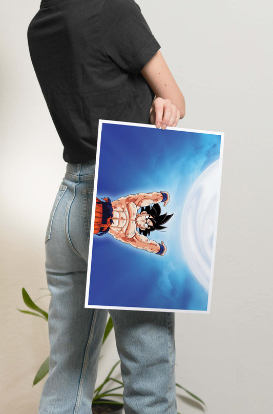 DBZ - Goku Spirit Bomb Poster