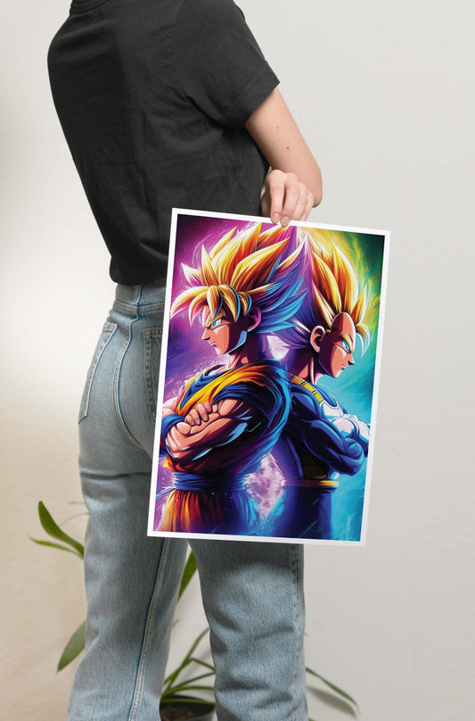 DBZ - Goku and Vegeta Poster