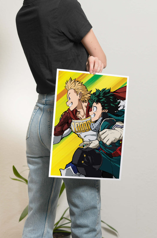 MHA - Deku and Lemillion Poster