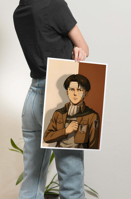 AOT - Levi Salute Poster