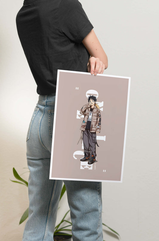 One Piece - Luffy Aesthetic Poster