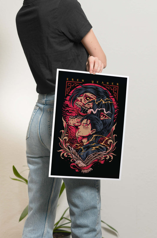 AOT - Eren & Attack Titan Poster