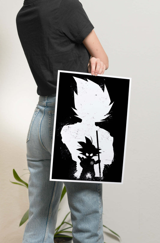 DBZ - Goku Silhouette Poster