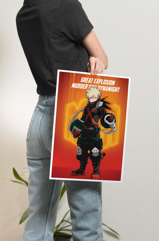 MHA - Bakugo Poster 2