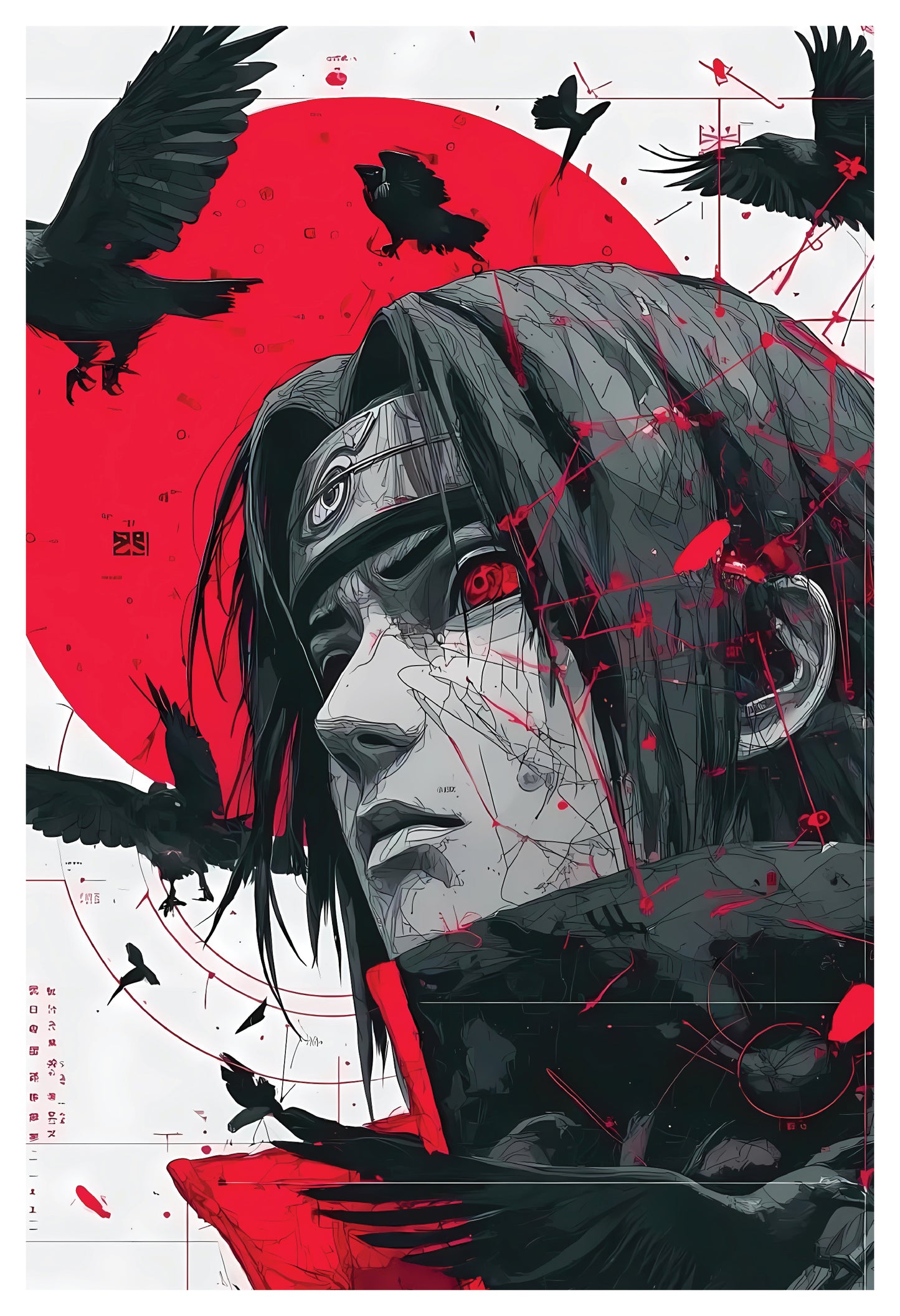 Naruto- Itachi Aesthetic Poster