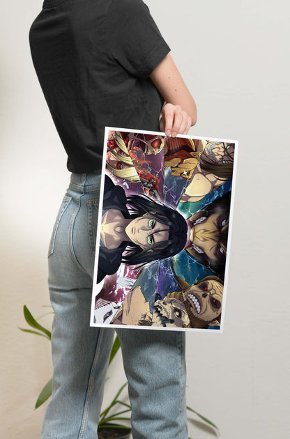 AOT - All Titans Poster