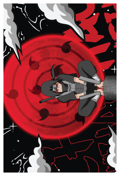 Naruto- Itachi sharingan Poster