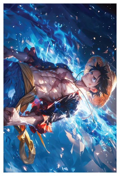 One Piece - Luffy Art  Poster