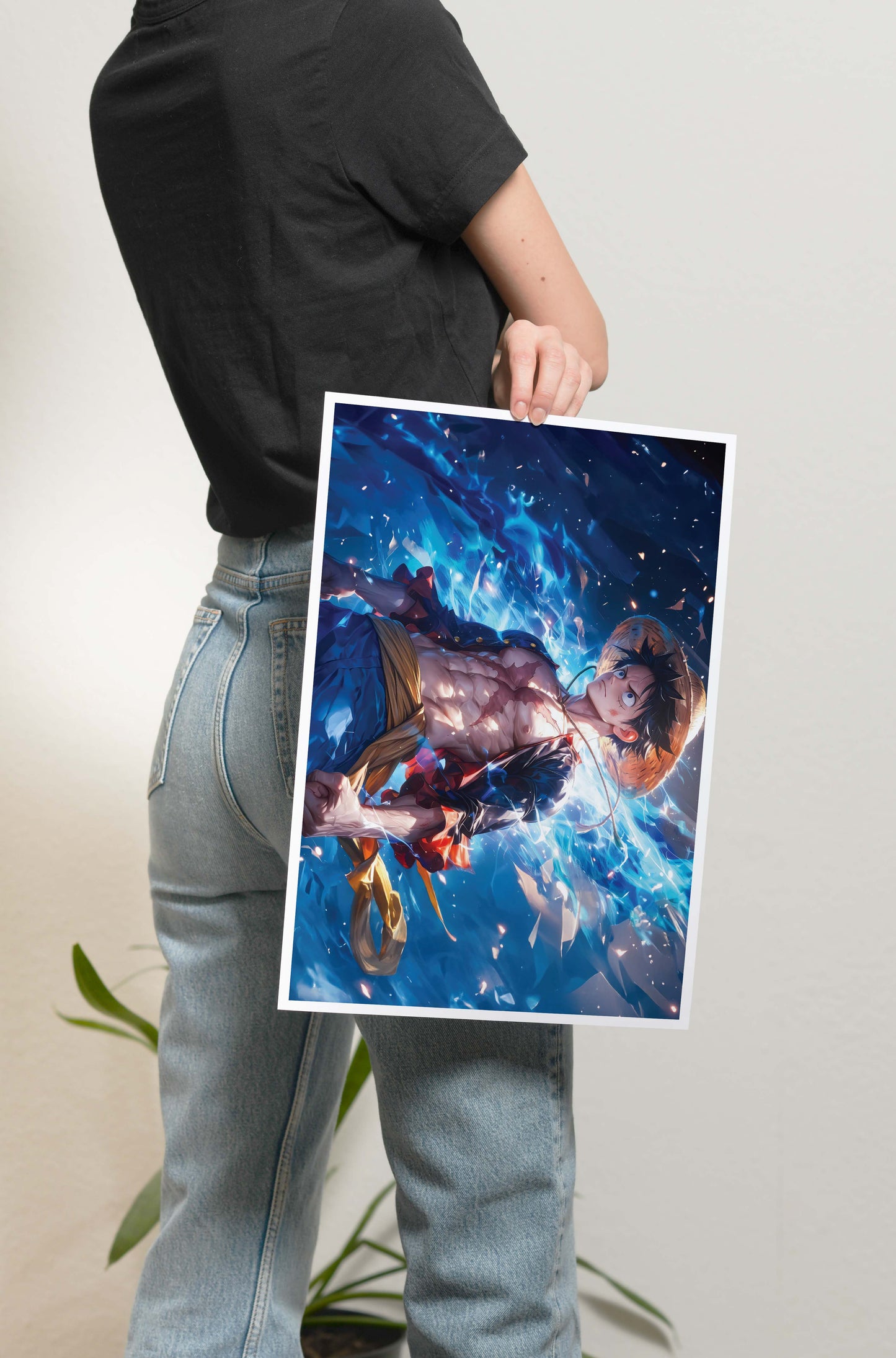 One Piece - Luffy Art  Poster
