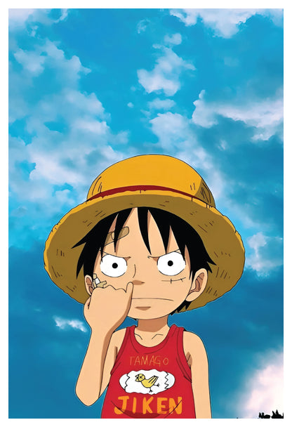 One Piece - Kid Luffy Poster