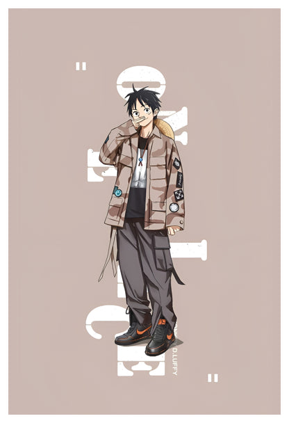 One Piece - Luffy Aesthetic Poster