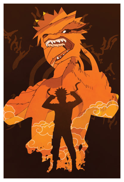 Naruto- Naruto silhouette Poster