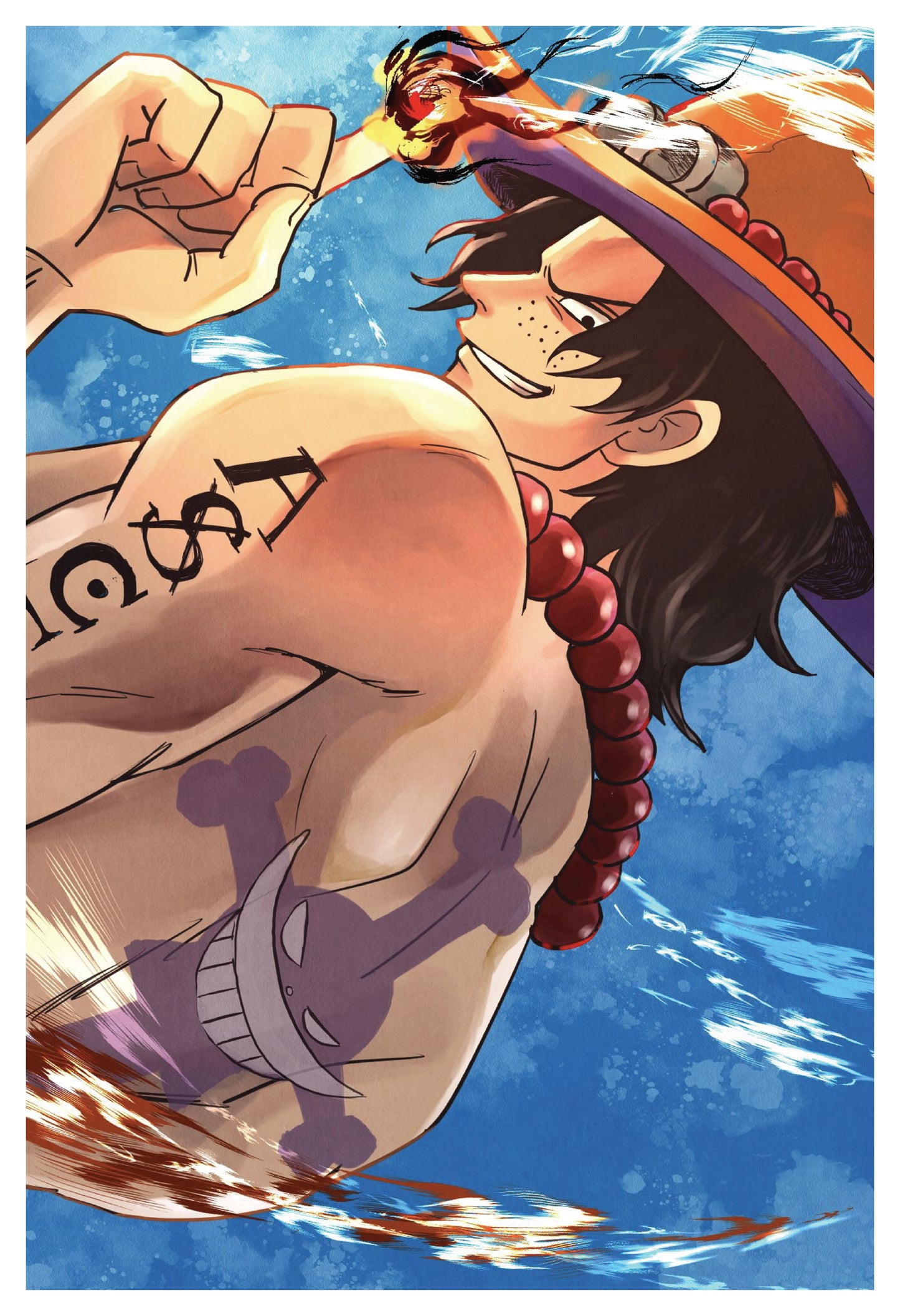 One Piece - Ace Poster