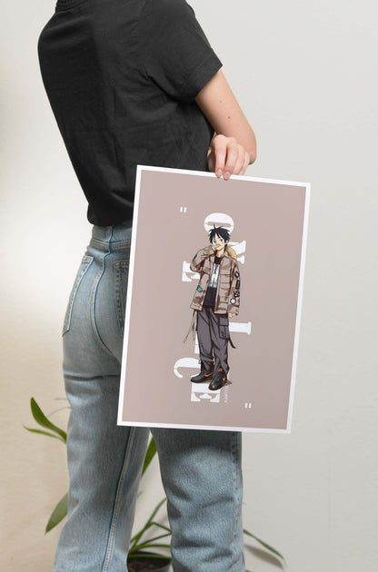 One Piece - Luffy Aesthetic Poster