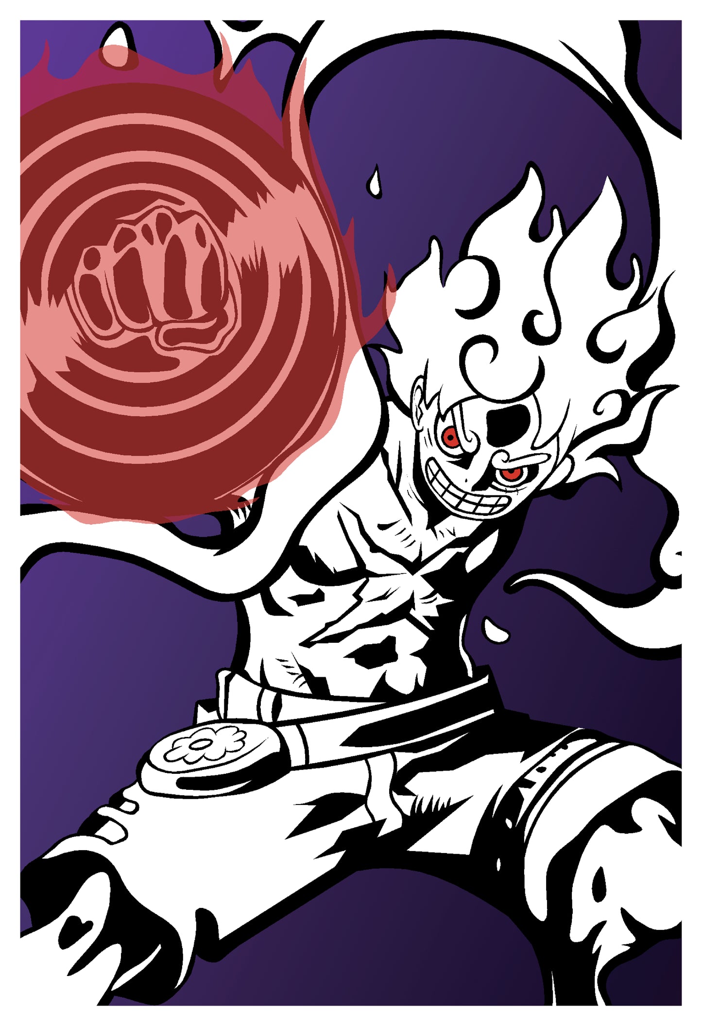 One Piece - Luffy G5 Poster