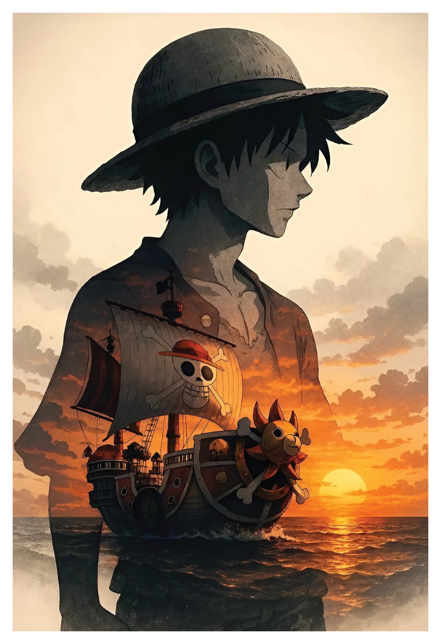 One Piece - Luffy Sunny Poster