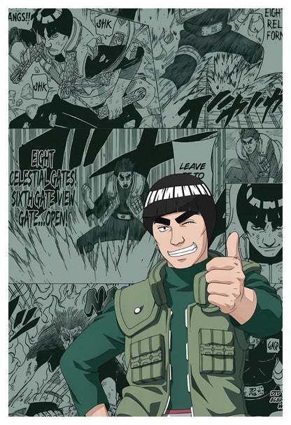Naruto- Might Guy Poster