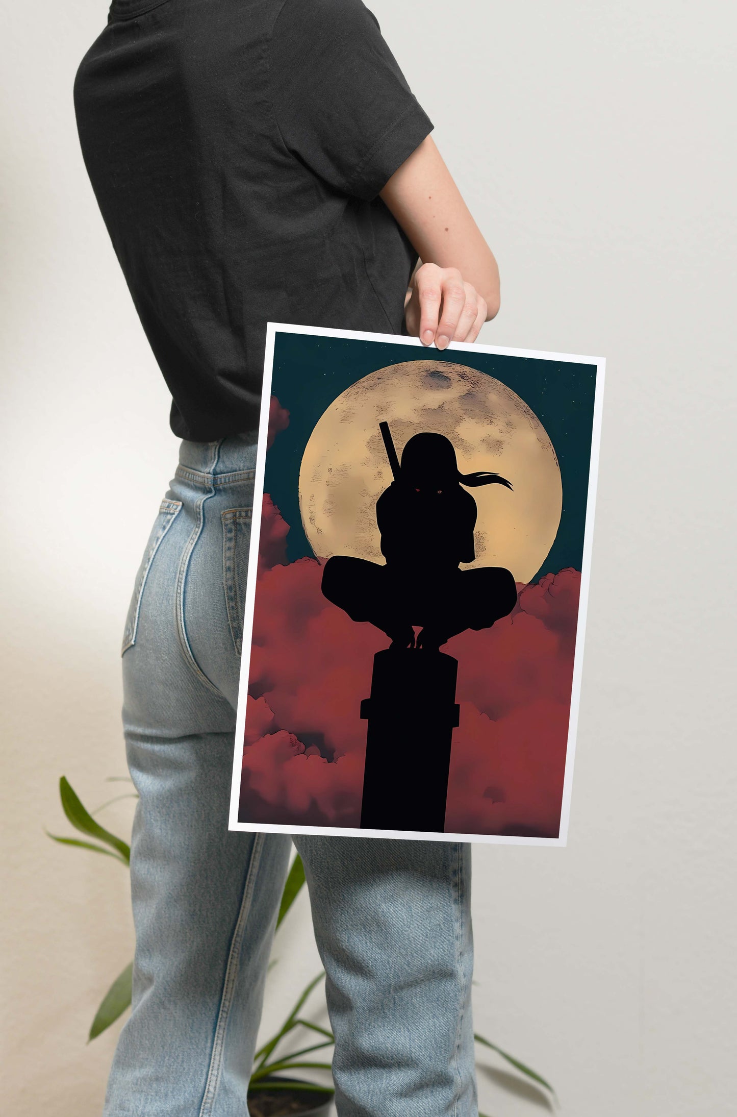Naruto- Itachi silhouette Poster