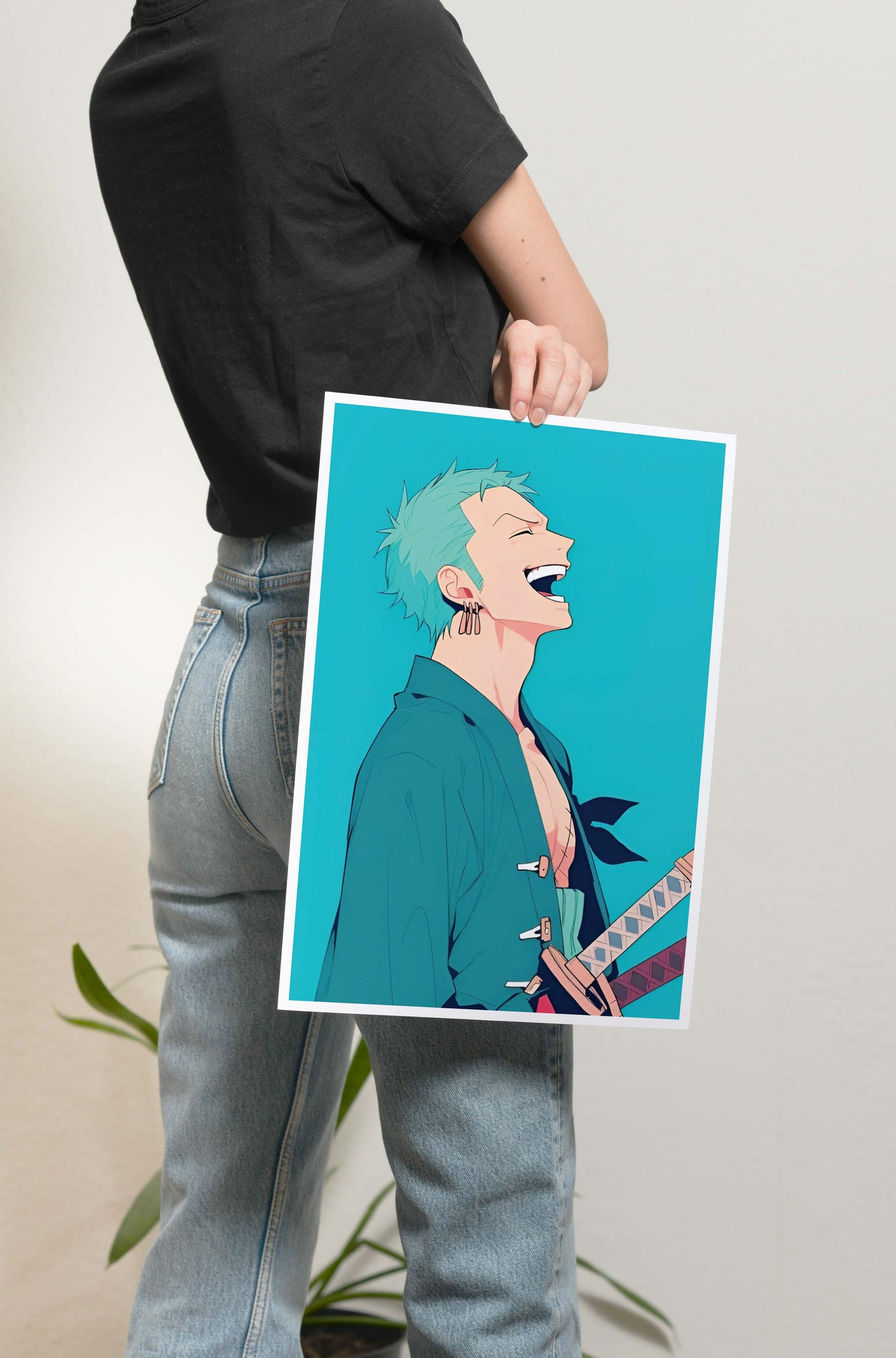 One Piece - Zoro Laugh Poster