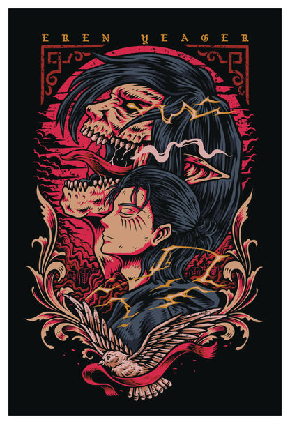 AOT - Eren & Attack Titan Poster