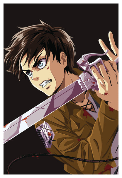 AOT - Young Eren Poster