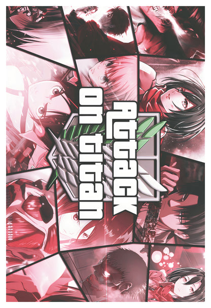 AOT - Attack on Titan GTA Style Poster