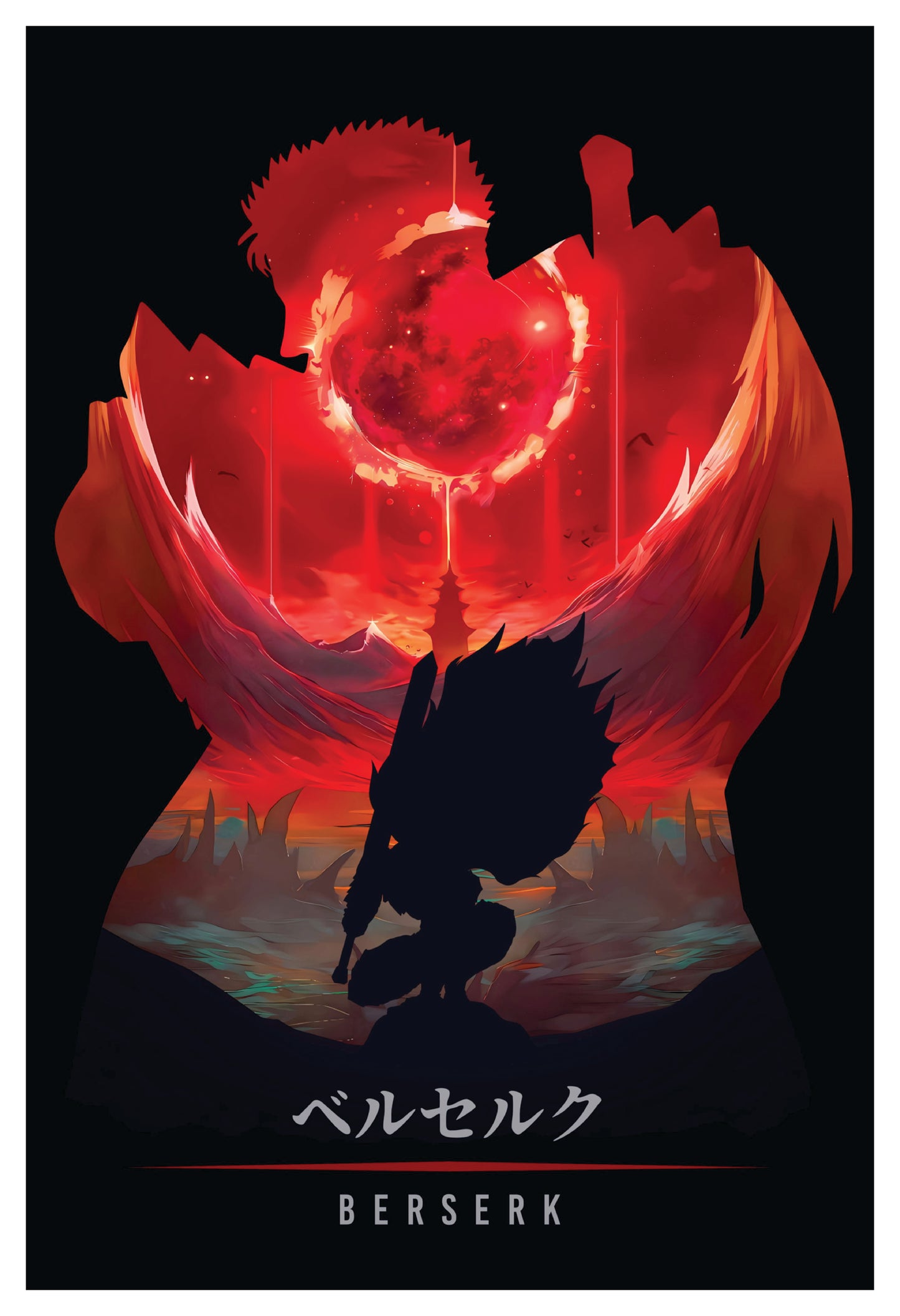 Berserk - Silhouette Poster