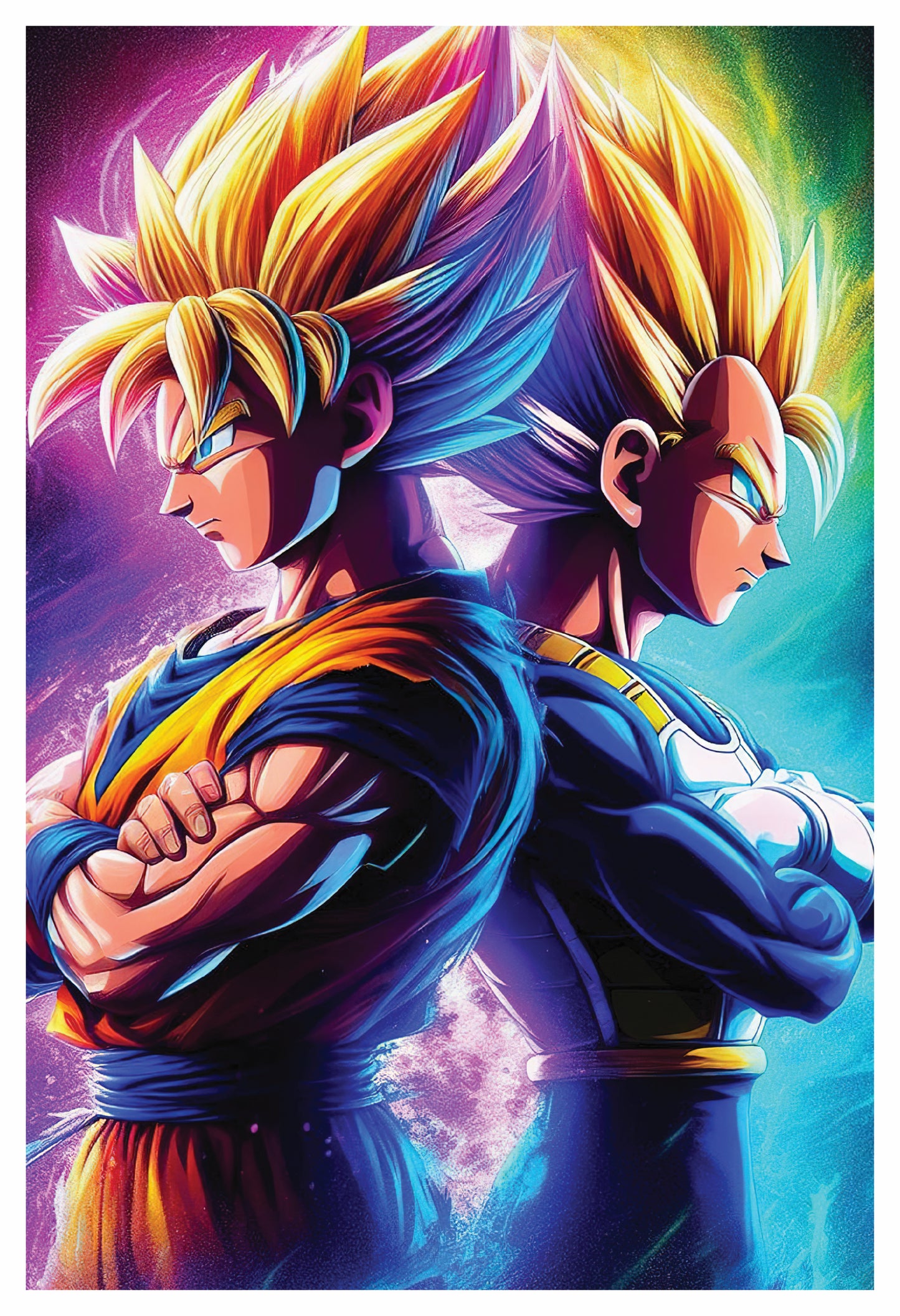 DBZ - Goku and Vegeta Poster