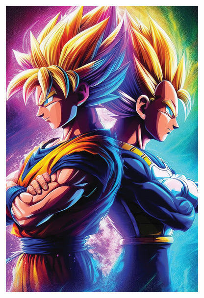DBZ - Goku and Vegeta Poster