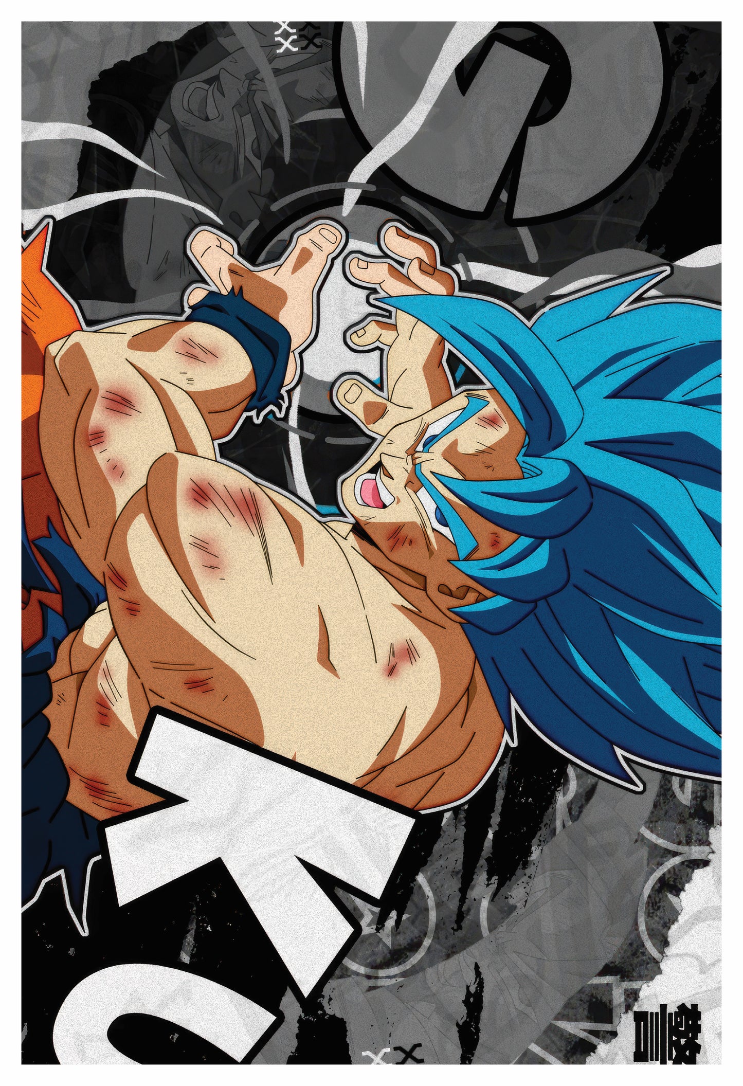 DBZ - Goku Blue Poster