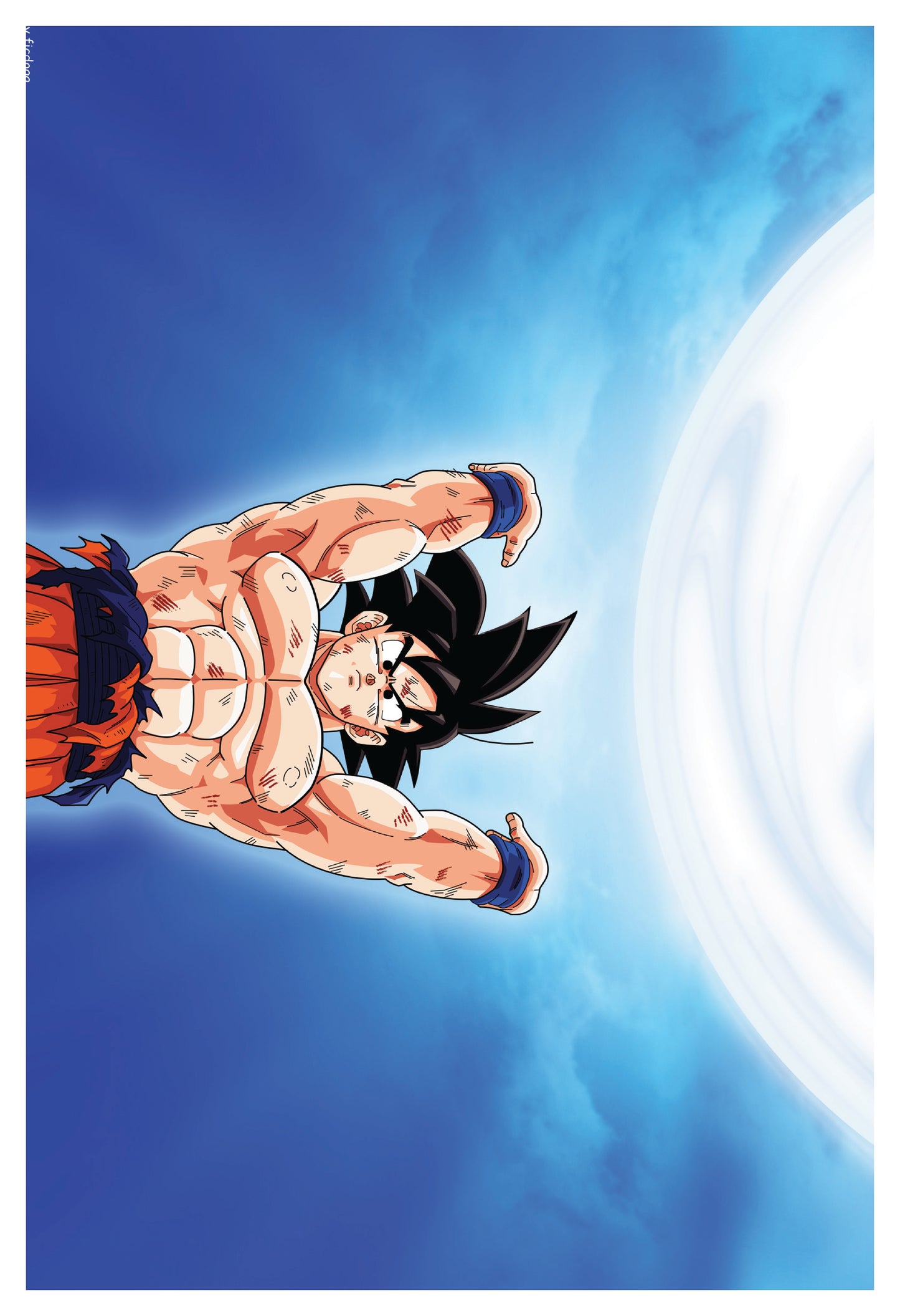 DBZ - Goku Spirit Bomb Poster