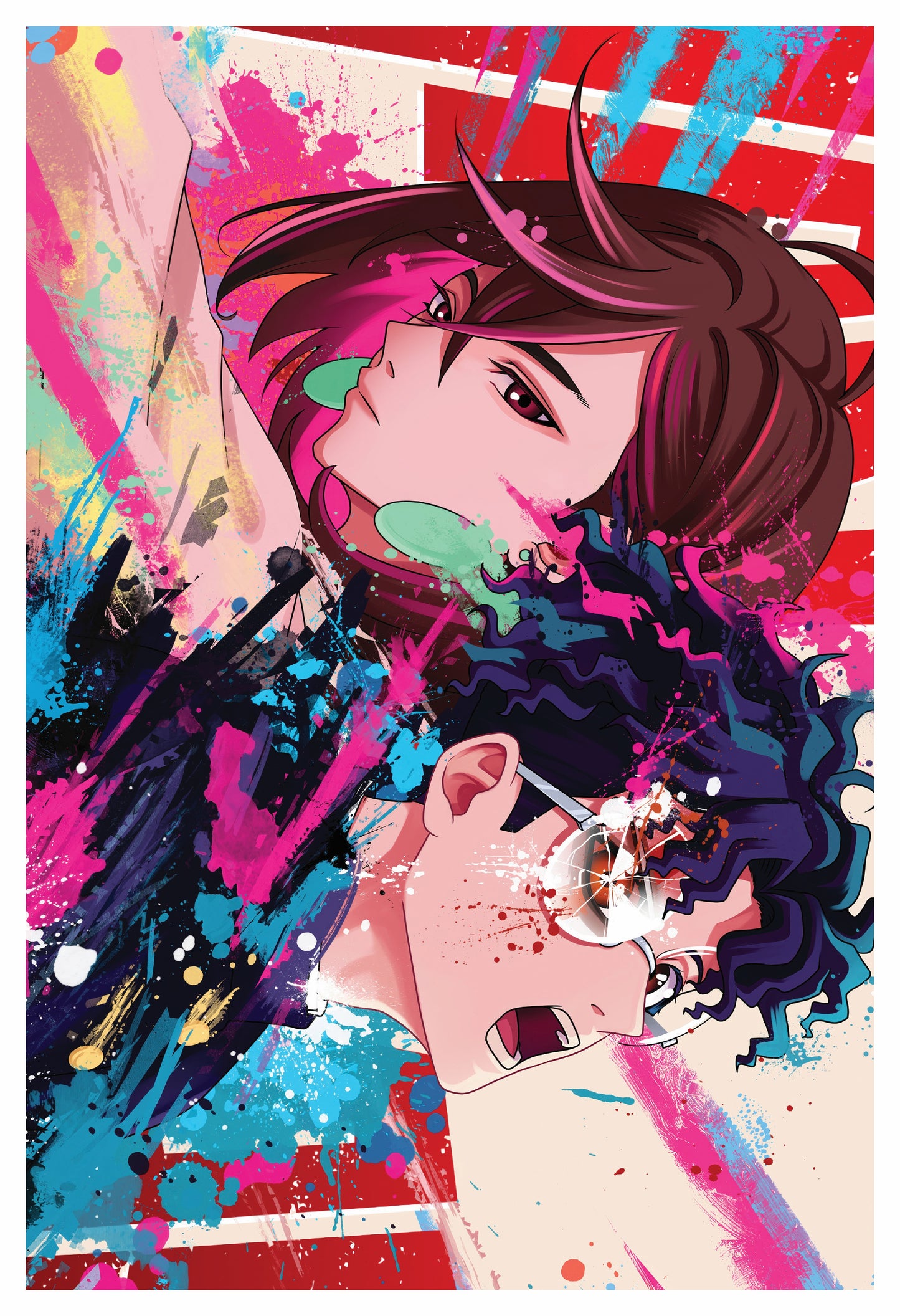 DDN - Okarun and Momo Poster