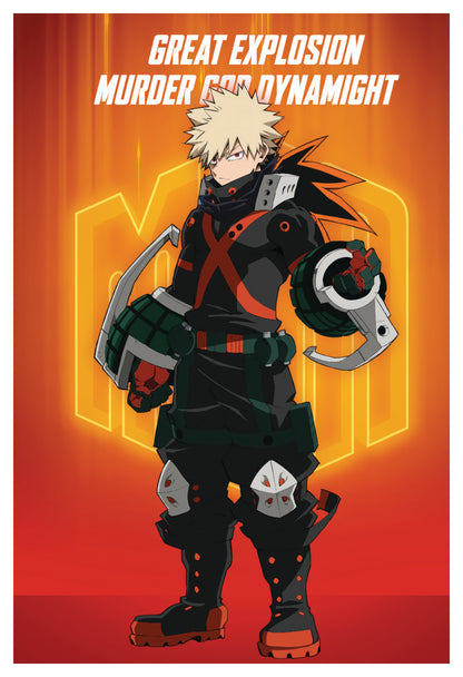 MHA - Bakugo Poster 2