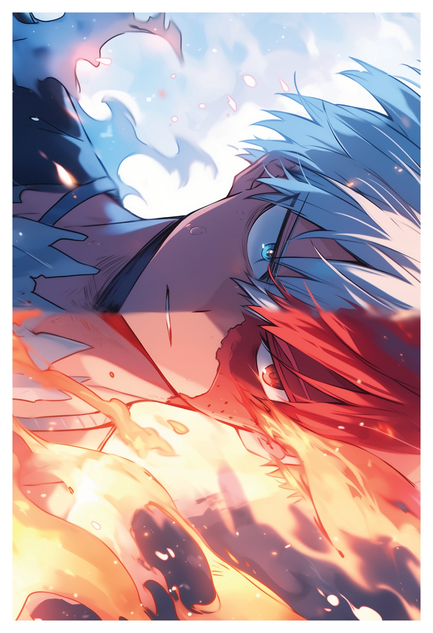 MHA - Shoto Todoroki Poster